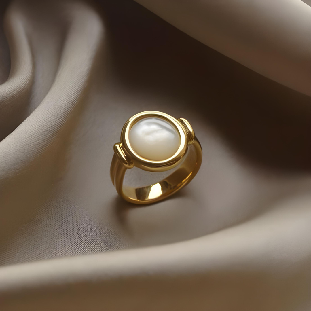 Eliza™ - Elegant All-Pearl Ring