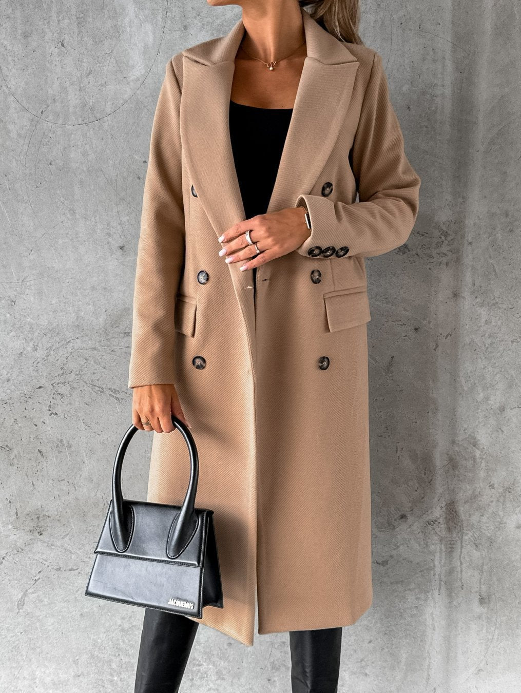Kate™ -  Woolen Coat Long Fit